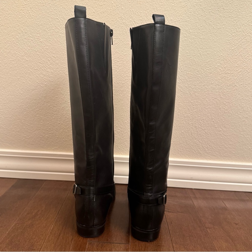 Ciao Bella Black Leather Riding Boot - Picture 7 of 16